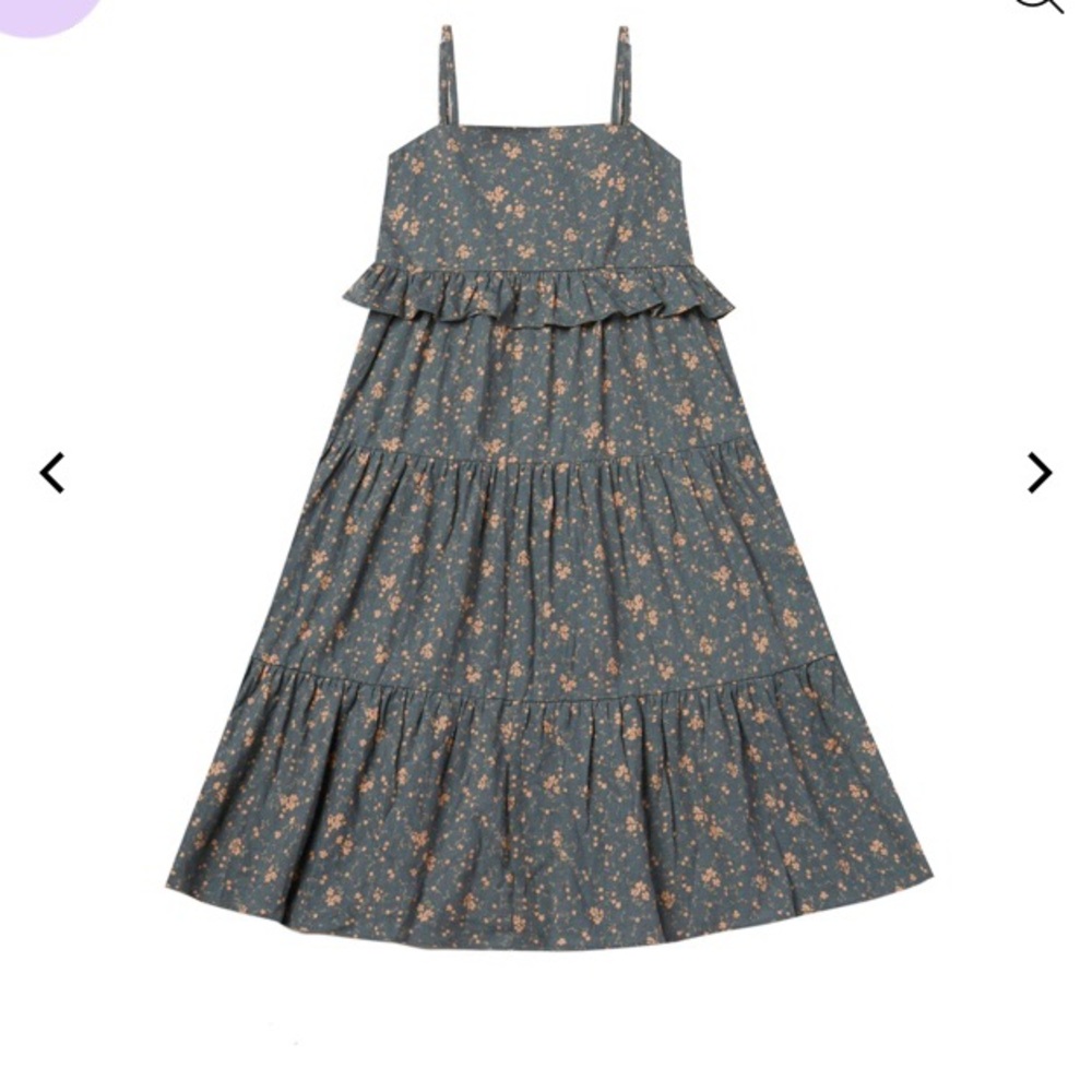 Rylee and Cru maxi dress with spaghetti straps